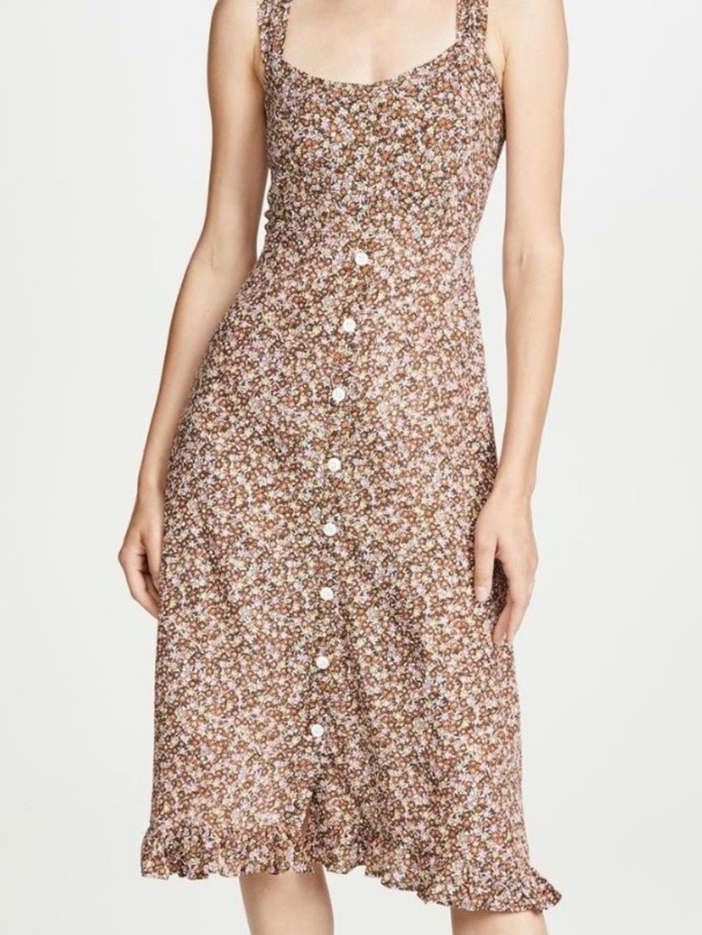 Faithfull the Brand Yasmin MIDI Dress in XS